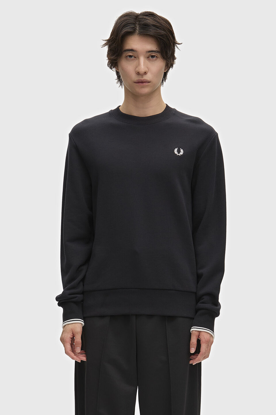 FRED PERRY 「FRED PERRY／Crew Neck Sweatshirt／フレッドペリースウェットシャツ」|Tシャツ・カットソー|
