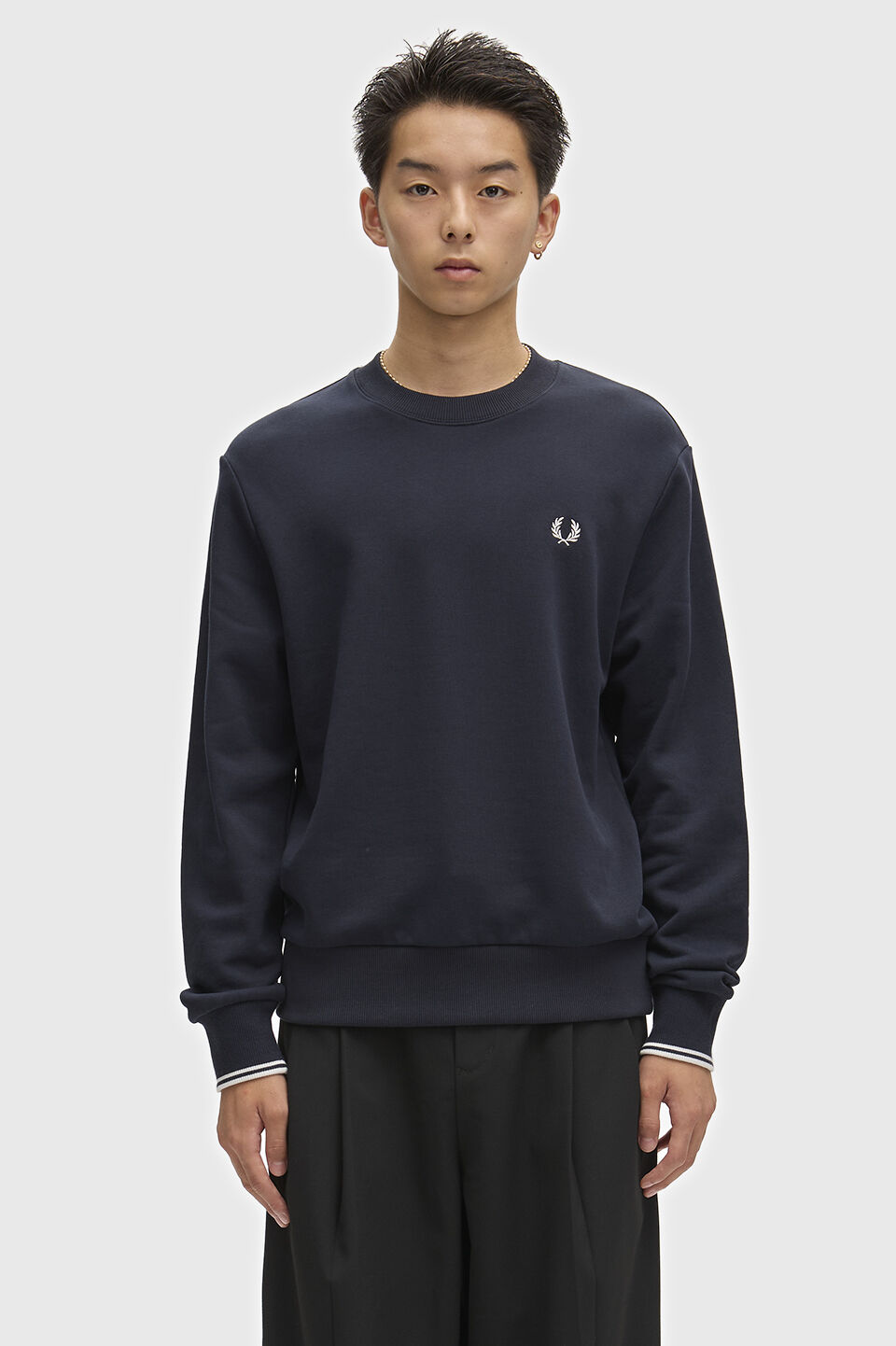 FRED PERRY 「FRED PERRY／Crew Neck Sweatshirt／フレッドペリースウェットシャツ」|Tシャツ・カットソー|