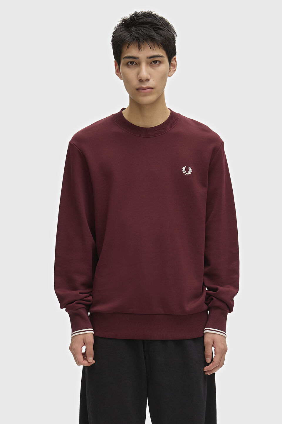 FRED PERRY 「FRED PERRY／Crew Neck Sweatshirt／フレッドペリースウェットシャツ」|Tシャツ・カットソー|