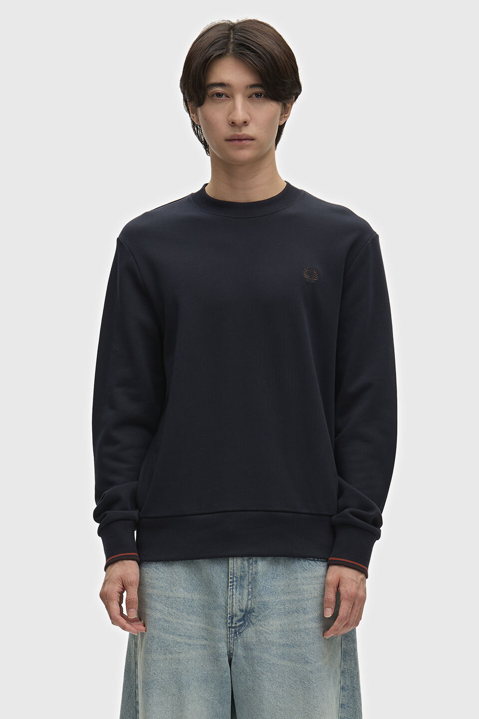 FRED PERRY 「FRED PERRY／Crew Neck Sweatshirt／フレッドペリースウェットシャツ」|Tシャツ・カットソー|