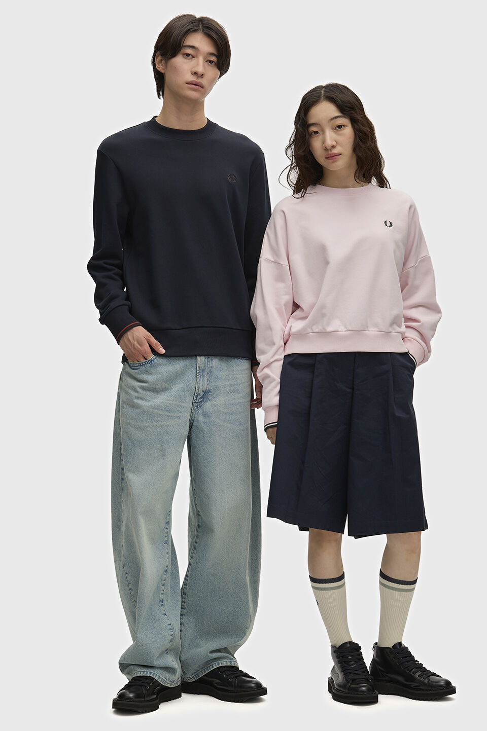 FRED PERRY 「FRED PERRY／Crew Neck Sweatshirt／フレッドペリースウェットシャツ」|Tシャツ・カットソー|