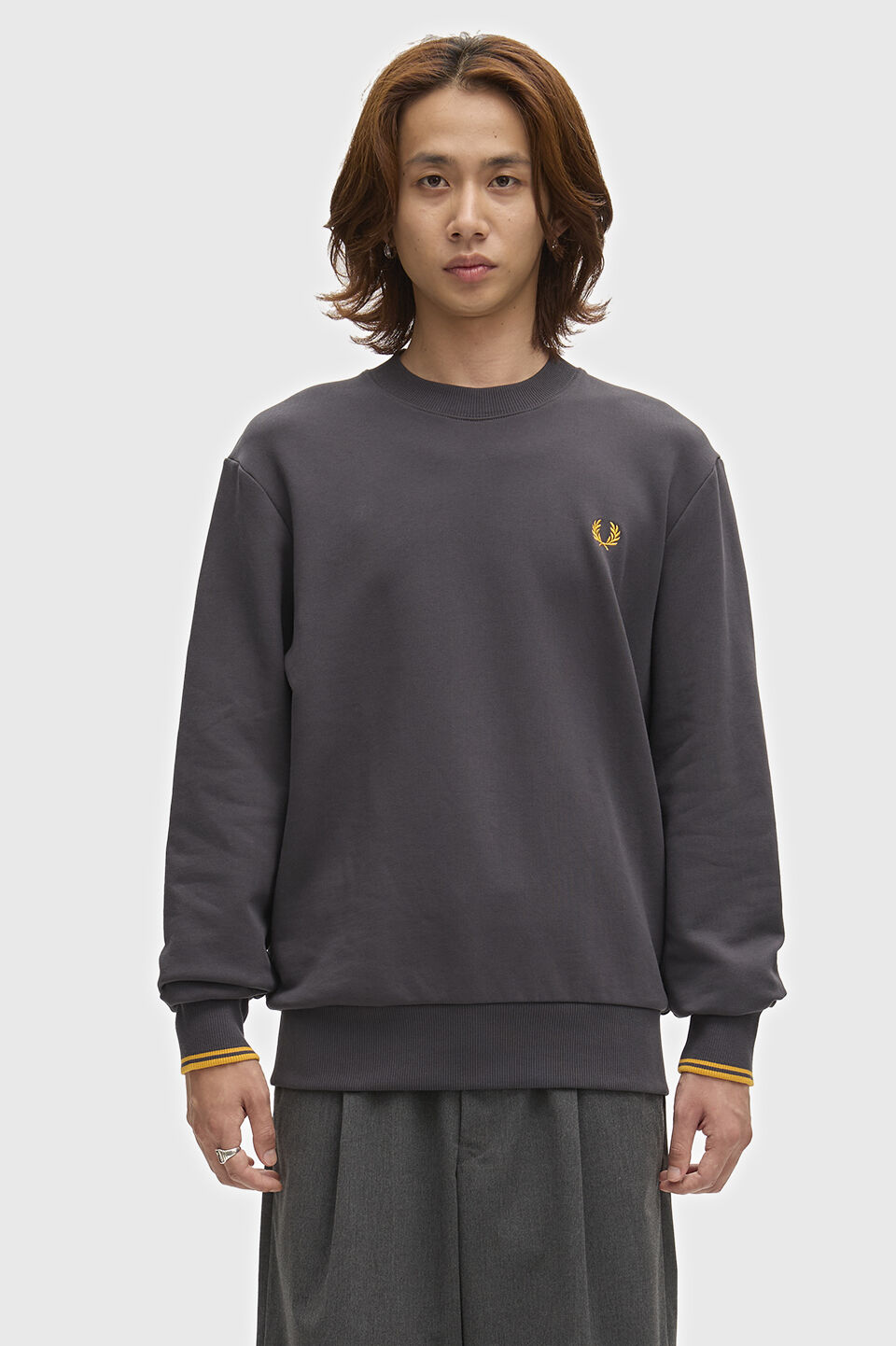 FRED PERRY 「FRED PERRY／Crew Neck Sweatshirt／フレッドペリースウェットシャツ」|Tシャツ・カットソー|