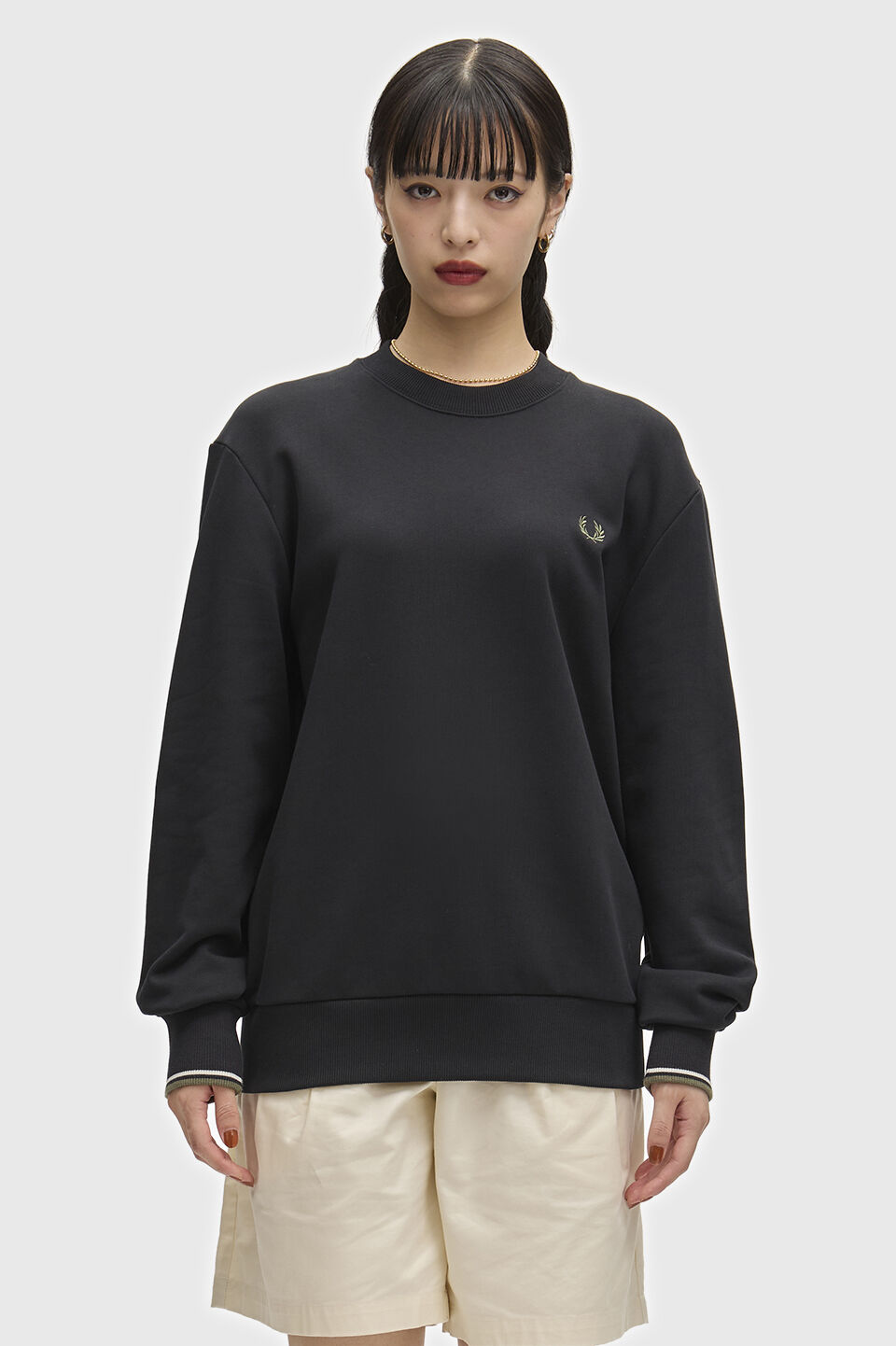 FRED PERRY 「FRED PERRY／Crew Neck Sweatshirt／フレッドペリースウェットシャツ」|Tシャツ・カットソー|