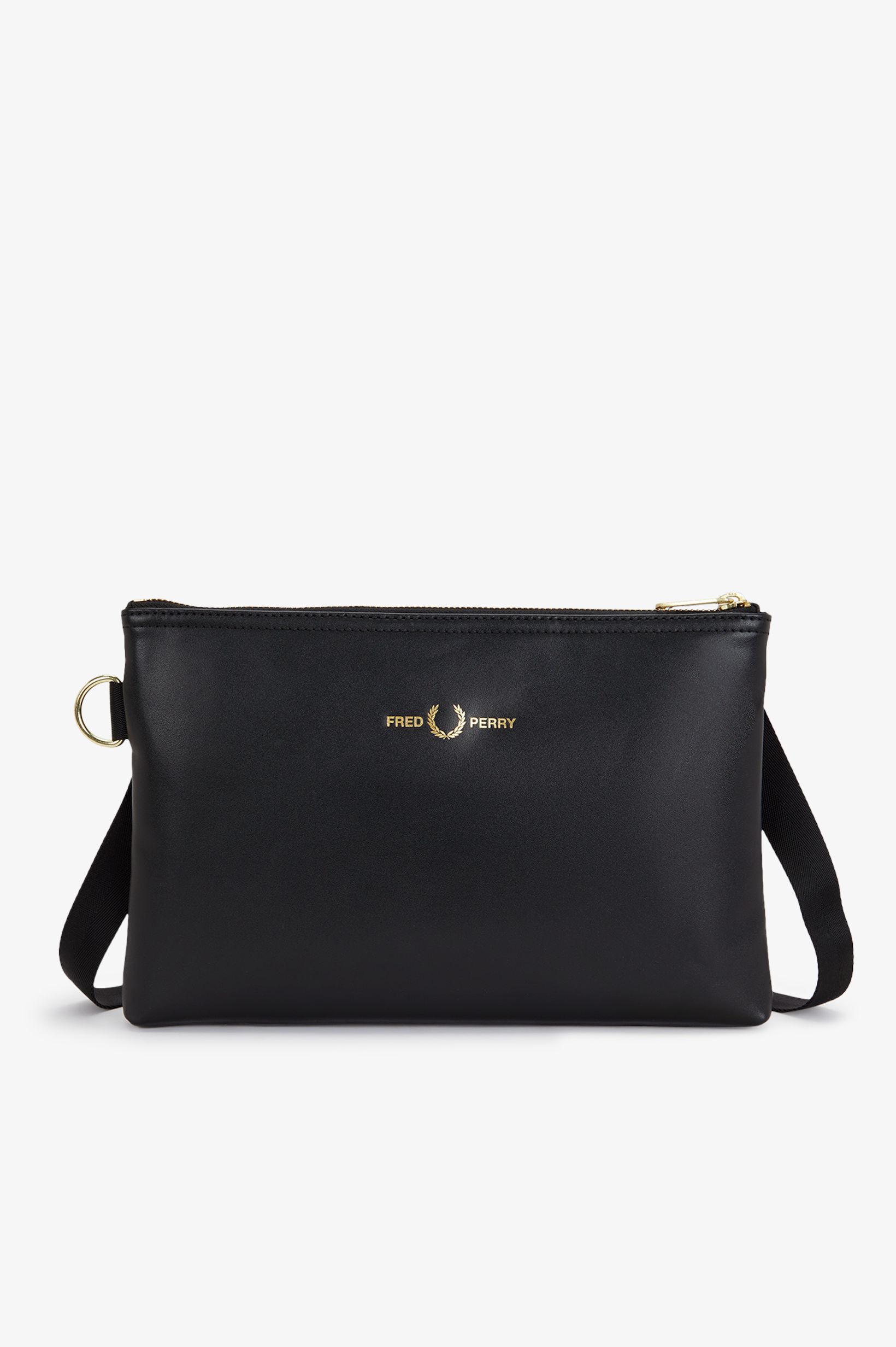 FRED PERRY 「Smooth Leather Sacoche／スムースレザーサコッシュ」|ショルダー・メッセンジャー|