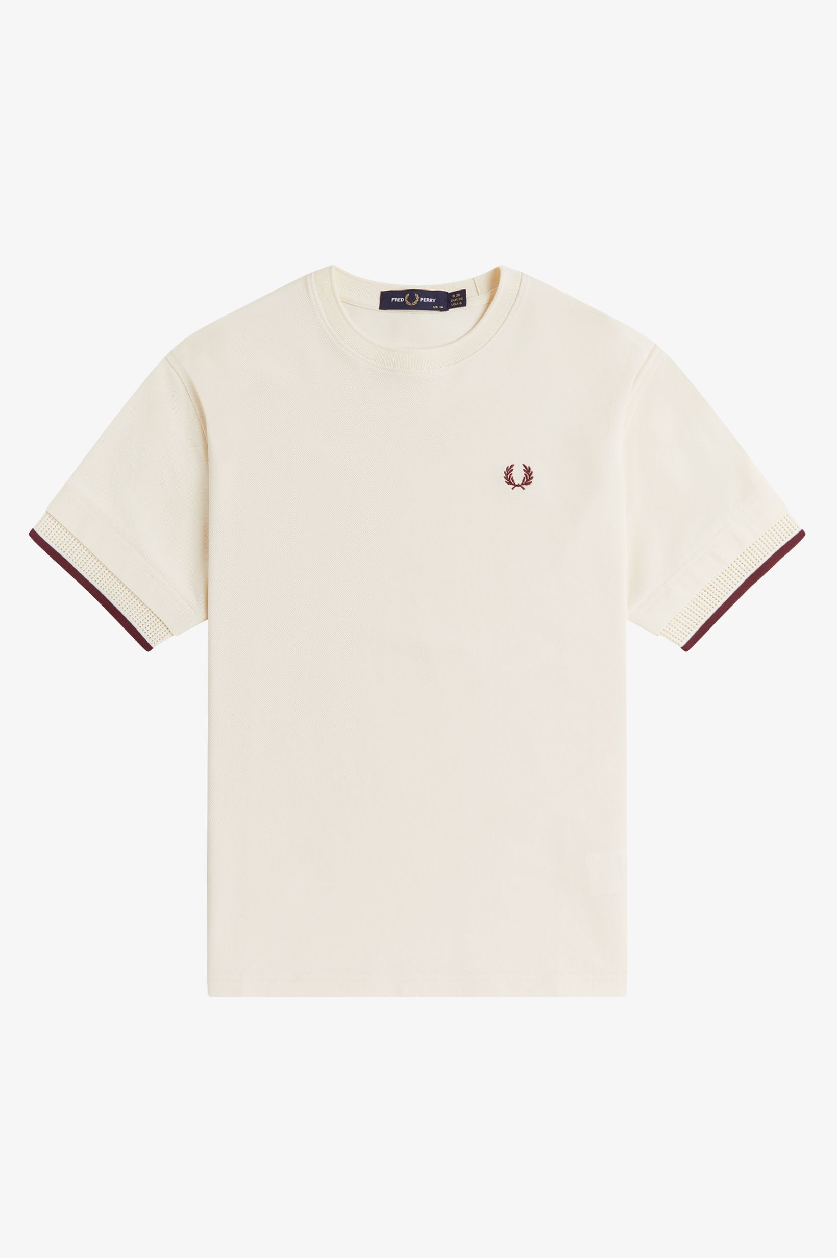 FRED PERRY 「FRED PERRY／Mesh Cuff Pique T-Shirt／メッシュカフスピケTシャツ」|Tシャツ・カットソー|