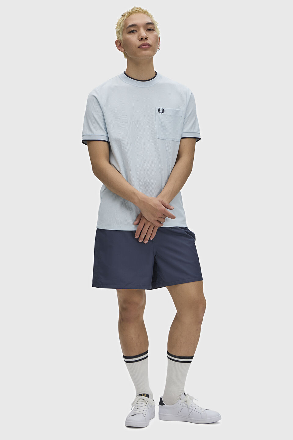 FRED PERRY 「Pocket Detail Pique T-Shirt／ポケットディティールピケTシャツ」|Tシャツ・カットソー|