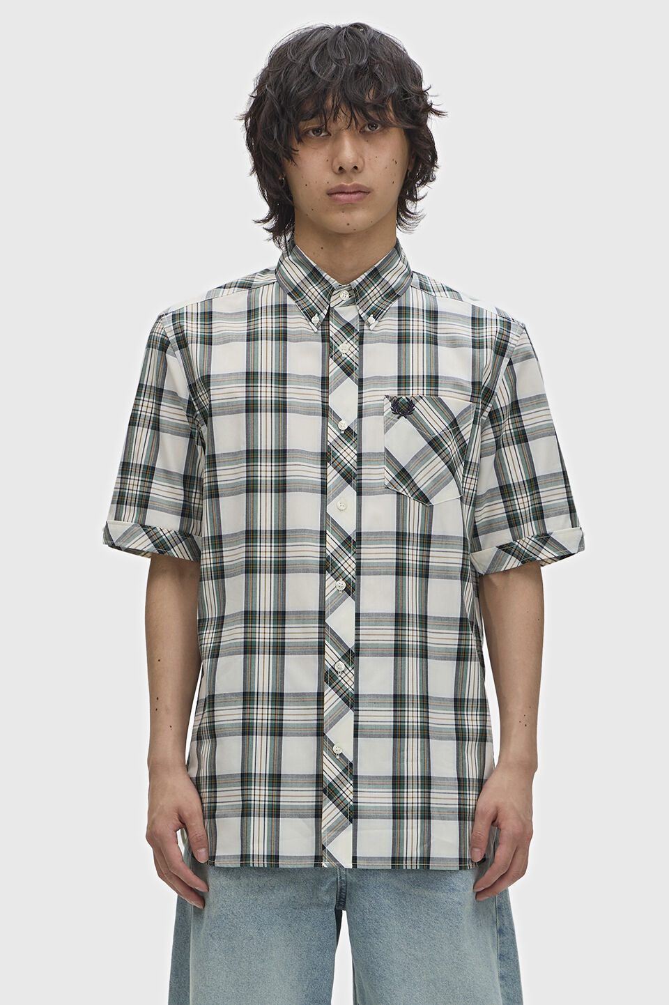 FRED PERRY 「Classic Tartan Short Sleeve Shirt クラシックタータンショートスリーブシャツ」|シャツ・ブラウス|