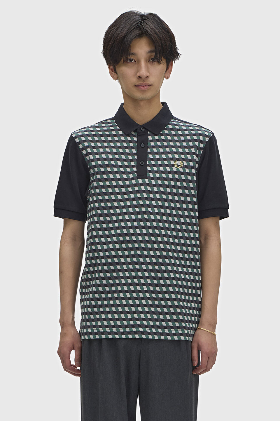 FRED PERRY 「Geometric Polo Shirt／ジオメトリックポロシャツ」|ポロシャツ|
