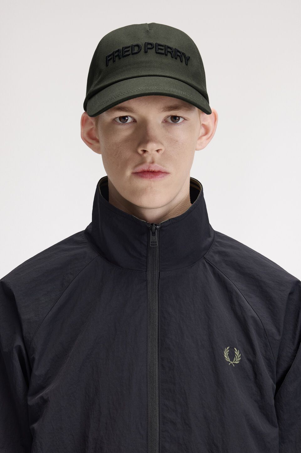 FRED PERRY 「Fred Perry Hb Graphic Twill Cap／フレッドペリーグラフィックツイルキャップ」|キャップ・キャスケット|