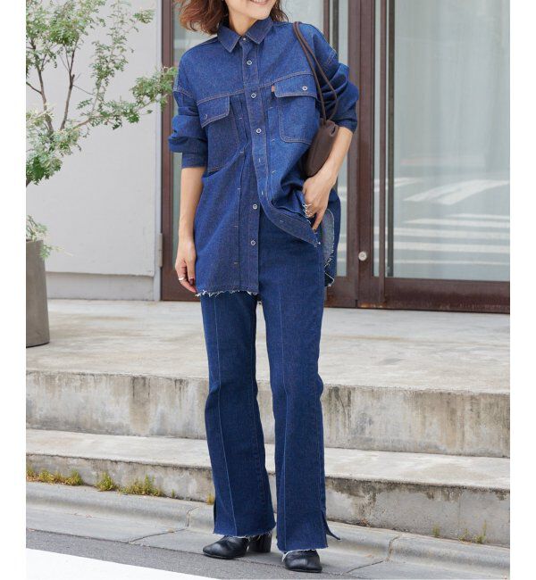 OUTDOOR PRODUCTS Usual Things「ULTデニムワーカーシャツ」|シャツ・ブラウス|