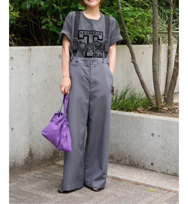 OUTDOOR PRODUCTS Usual Things「追加 TEE&times;サスペンダーパンツ2点SET 一部店舗+WEB限定」|スラックス|
