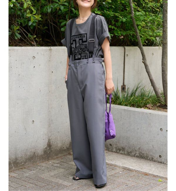 OUTDOOR PRODUCTS Usual Things「追加 TEE&times;サスペンダーパンツ2点SET 一部店舗+WEB限定」|スラックス|