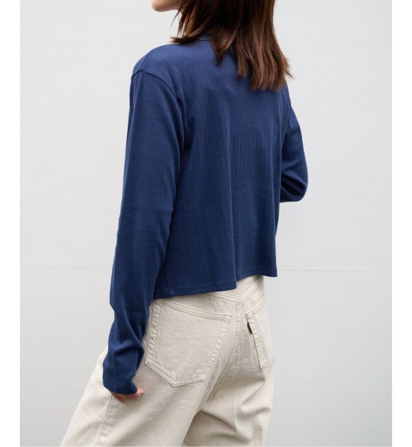 OUTDOOR PRODUCTS Usual Things「フラワーアイレットリブカーディガン」|カーディガン|