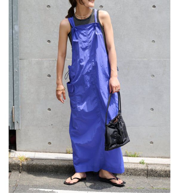 OUTDOOR PRODUCTS Usual Things「ナイロンリップストップワンピース」|ワンピース|ブルー