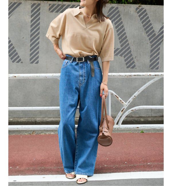 OUTDOOR PRODUCTS Usual Things「ハイゲージシアースキッパーニット」|ポロシャツ|