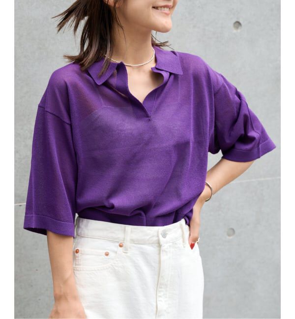 OUTDOOR PRODUCTS Usual Things「ハイゲージシアースキッパーニット」|ポロシャツ|