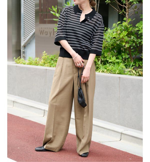 OUTDOOR PRODUCTS Usual Things「ハイゲージシアースキッパーニット」|ポロシャツ|