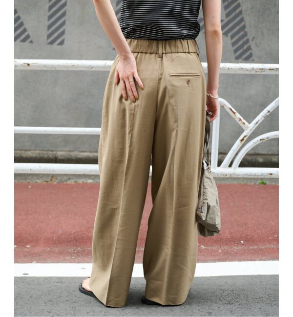 OUTDOOR PRODUCTS Usual Things「レーヨンドライタッチバックゴムスラックス セットアップ対応」|スラックス|