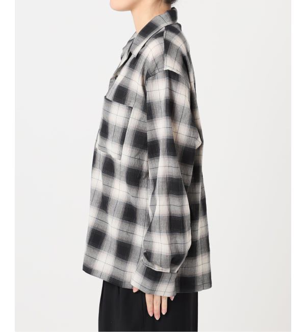 OUTDOOR PRODUCTS Usual Things「PLAIDパターンオープンカラーシャツ」|シャツ・ブラウス|