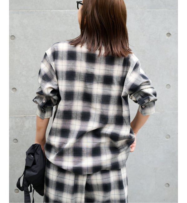 OUTDOOR PRODUCTS Usual Things「PLAIDパターンオープンカラーシャツ」|シャツ・ブラウス|