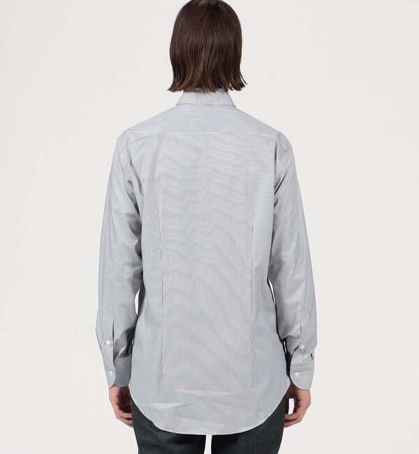 TOMORROWLAND MENS「140/2ストレッチブロード ループボタンダウンドレスシャツ」|シャツ・ブラウス|
