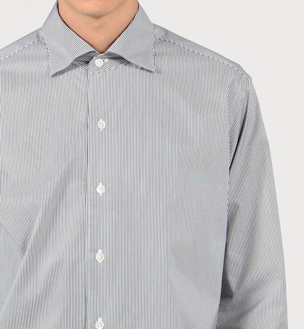 TOMORROWLAND MENS「140/2ストレッチブロード ループボタンダウンドレスシャツ」|シャツ・ブラウス|