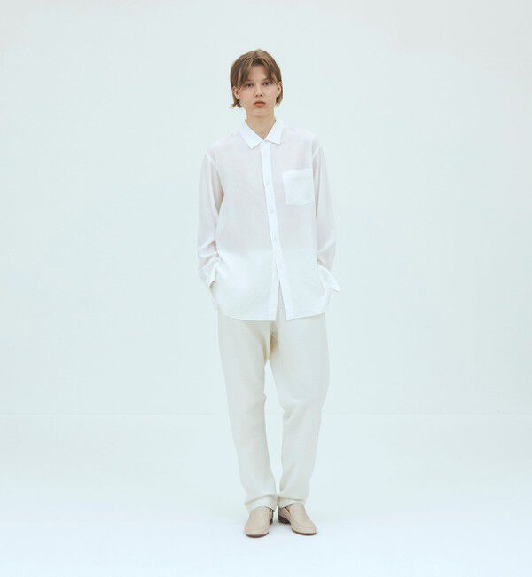 GALERIE VIE「クランプルブロード レギュラーカラーシャツ」|シャツ・ブラウス|