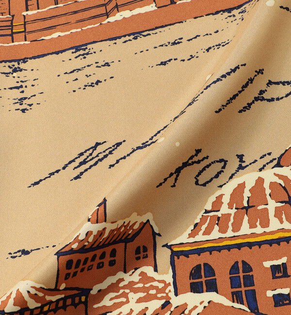 TOMORROWLAND GOODS「manipuri VIEW シルクスカーフ」|バンダナ・スカーフ|
