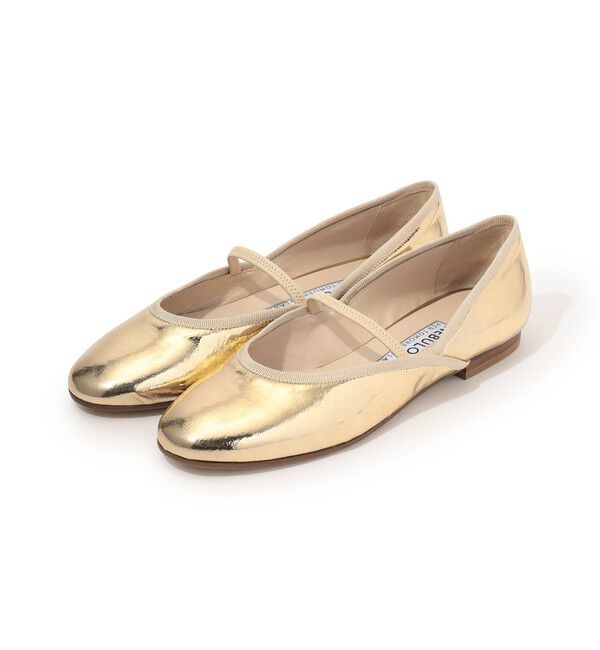 TOMORROWLAND GOODS「【別注】NEBULONI E.  BAND FLAT レザーシューズ」|バレエシューズ|