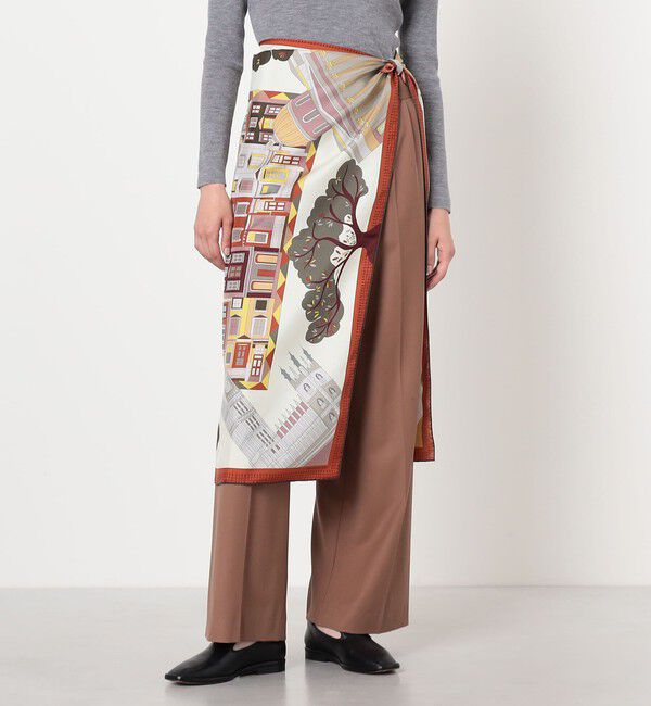 TOMORROWLAND GOODS「ATELIER TOMORROW LONDON CITY シルクスカーフ」|バンダナ・スカーフ|