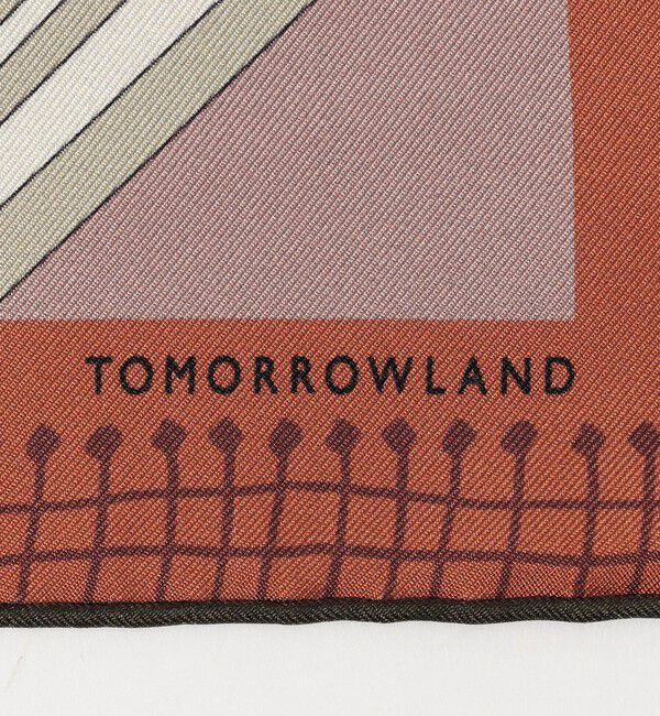 TOMORROWLAND GOODS「ATELIER TOMORROW LONDON CITY シルクスカーフ」|バンダナ・スカーフ|