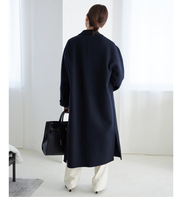 SLOBE IENA「《シリーズあり/追加予約》souple woolダブルフェイスチェスターコート」|チェスターコート|