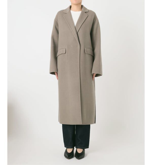 SLOBE IENA「《シリーズあり/追加予約》souple woolダブルフェイスチェスターコート」|チェスターコート|