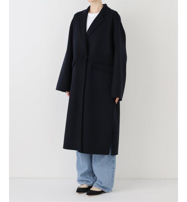 SLOBE IENA「《シリーズあり/追加予約》souple woolダブルフェイスチェスターコート」|チェスターコート|