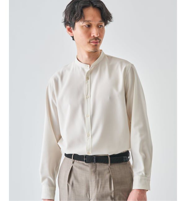 EDIFICE「WOLSTAR TWILL バンドシャツ」|シャツ・ブラウス|
