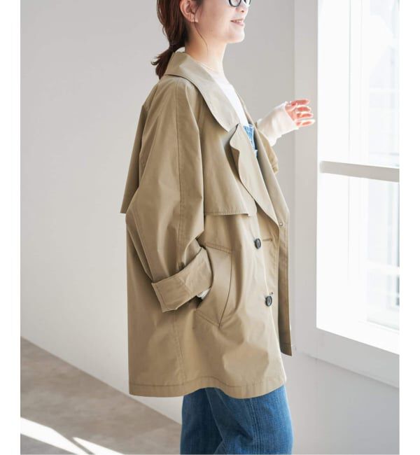 Spick and Span「《新色有り / 追加》C/Pミドル丈トレンチコート」|トレンチコート|