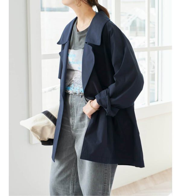 Spick and Span「《新色有り / 追加》C/Pミドル丈トレンチコート」|トレンチコート|