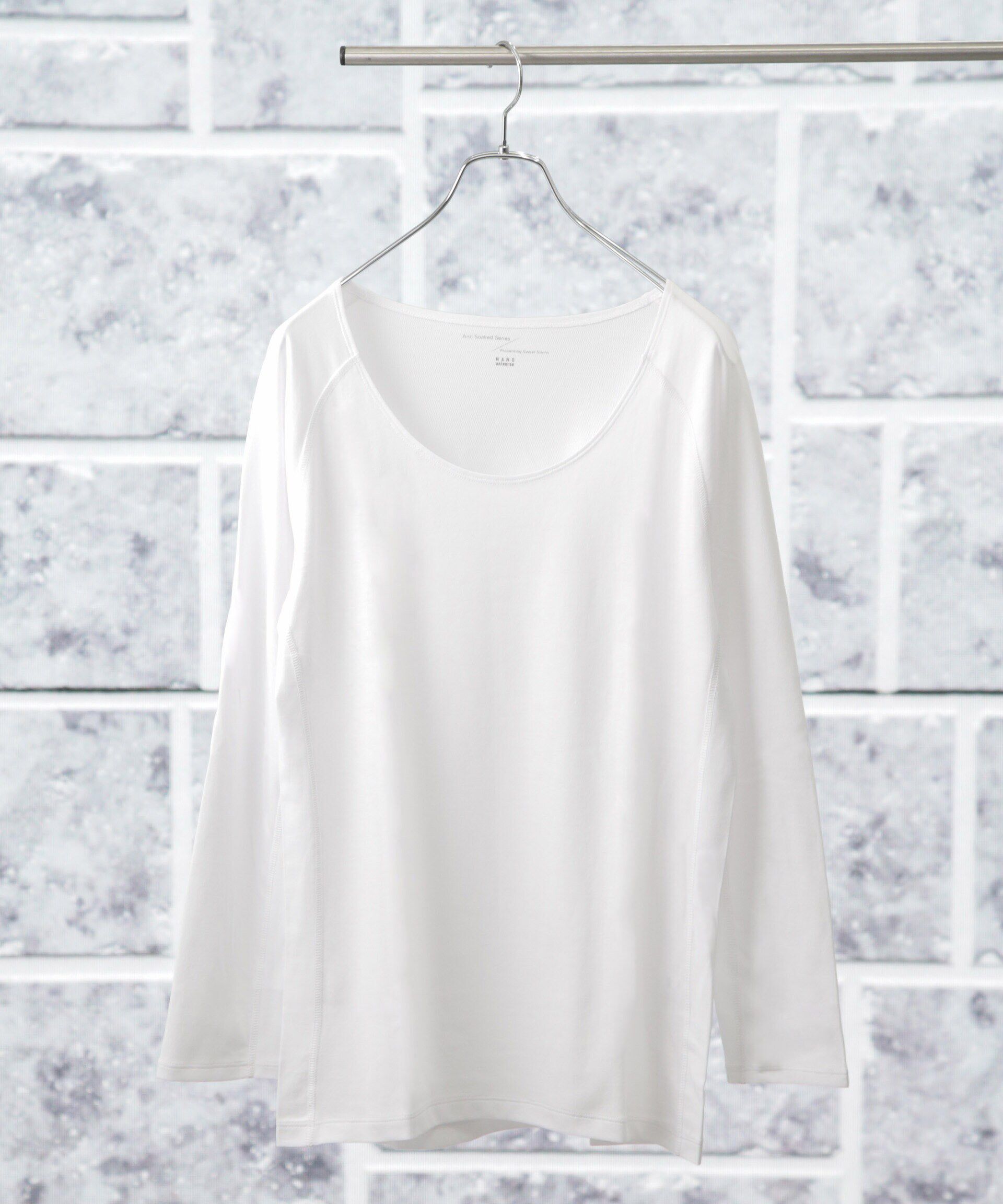 NANO universe「Anti Soaked(R)Plus インナーTシャツ 長袖」|Tシャツ・カットソー|
