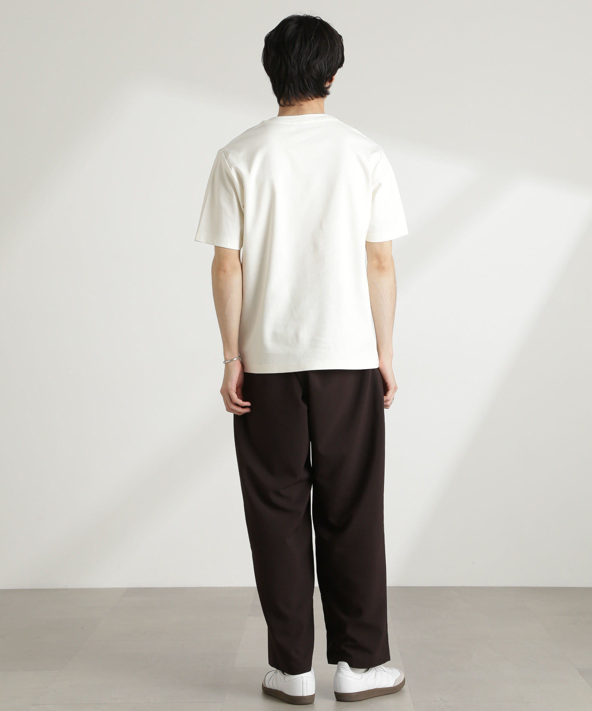 NANO universe「ダブルスムースクルーネックTシャツ 半袖」|Tシャツ・カットソー|