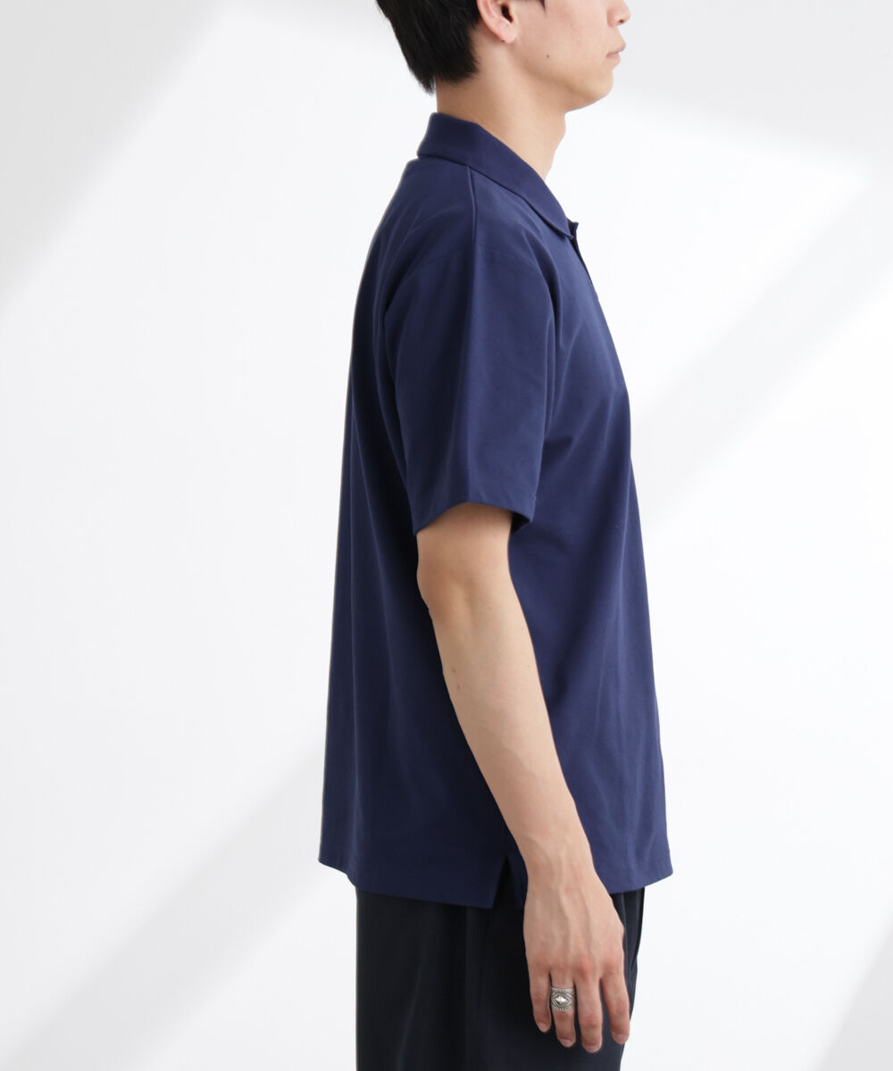 nano･universe「ナノベア鹿の子ポロシャツ 半袖」|Tシャツ・カットソー|