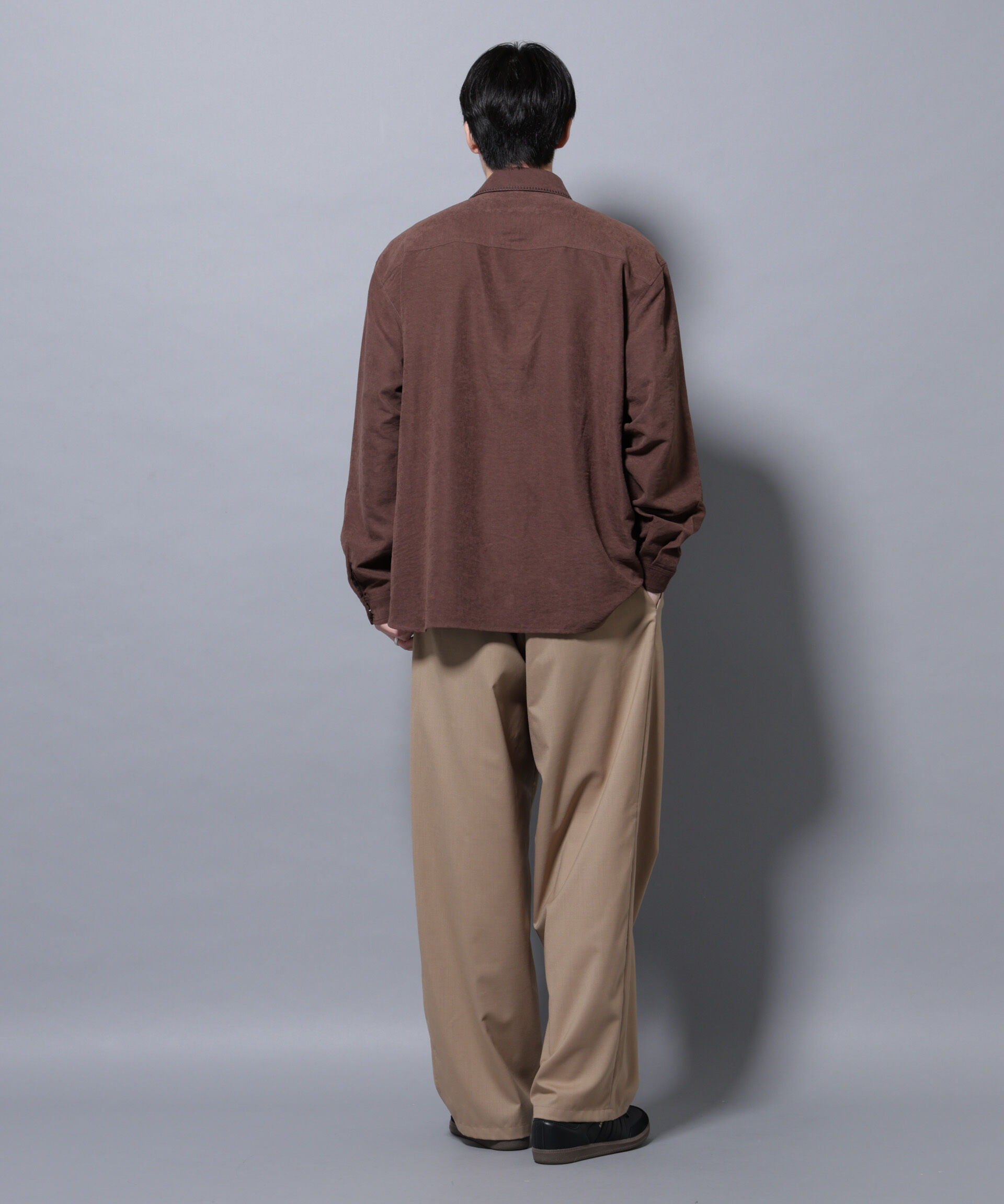 NANO universe「「大人のワイドパンツ」TWソロテックスワイドイージースラックス」|チノ|