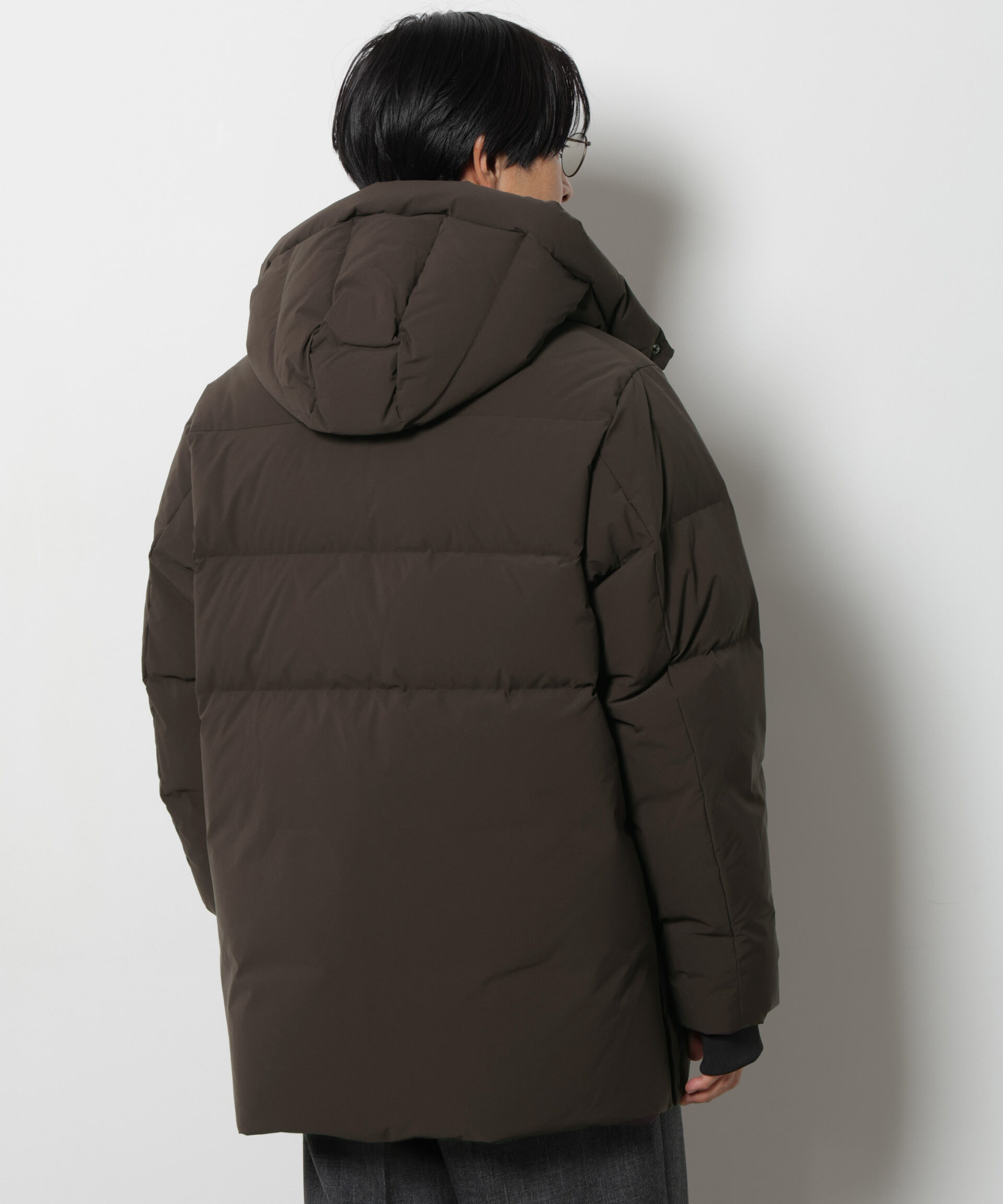 NANO universe「「西川ダウン(R)」SOLOTEX ミドル丈ダウン」|ダウン|