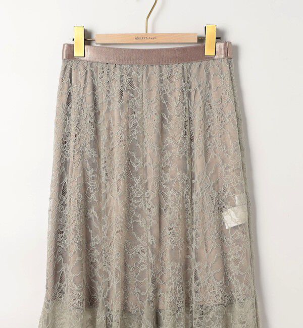 NOLLEY'S sophi「《セットアップ対応》ウォッシャブラルッセルレースマキシマーメイドスカート」|スカート|