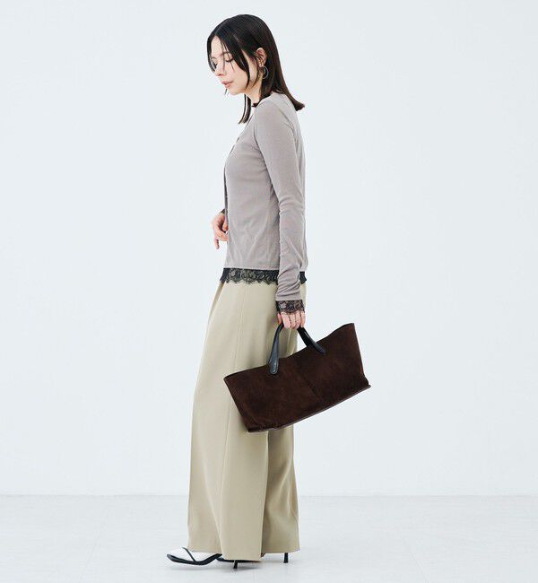 NOLLEY'S sophi「ウォッシャブル強撚ツイルワイドパンツ」|その他|