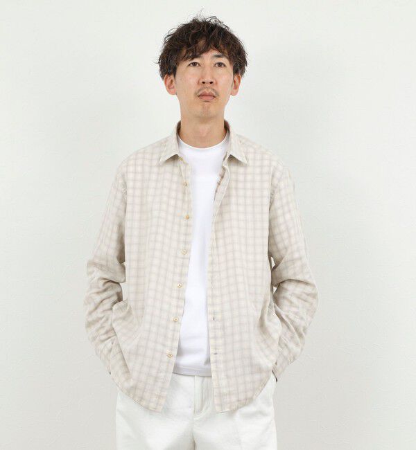 NOLLEY'S goodman「ダブルガーゼ レギュラーカラーオーバーシャツ 26AW」|シャツ・ブラウス|