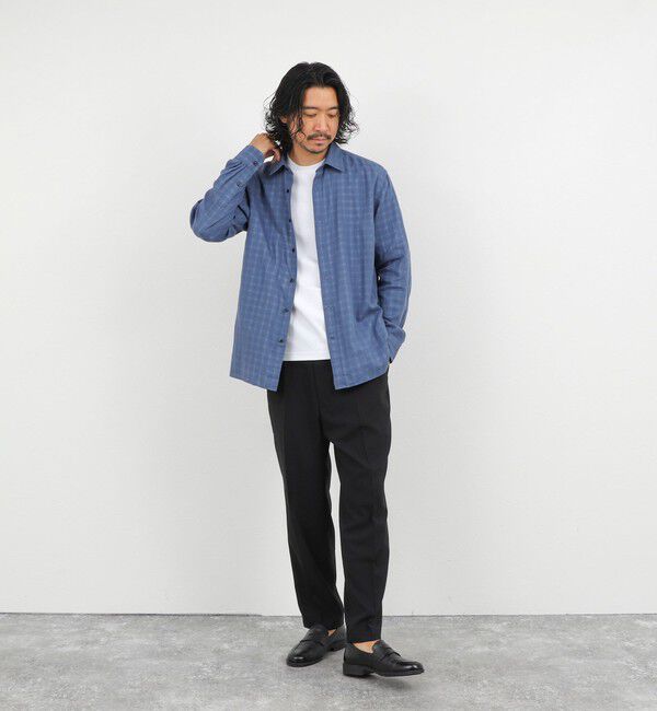 NOLLEY'S goodman「ダブルガーゼ レギュラーカラーオーバーシャツ 26AW」|シャツ・ブラウス|