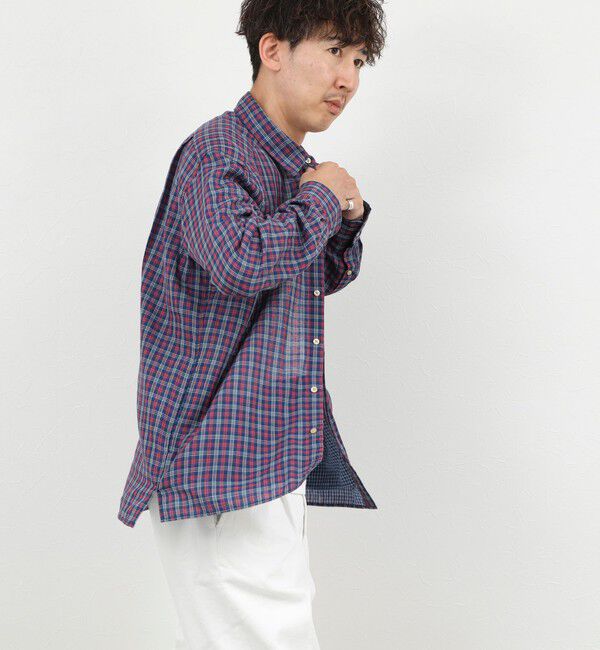 NOLLEY'S goodman「ダブルガーゼ レギュラーカラーオーバーシャツ 26AW」|シャツ・ブラウス|