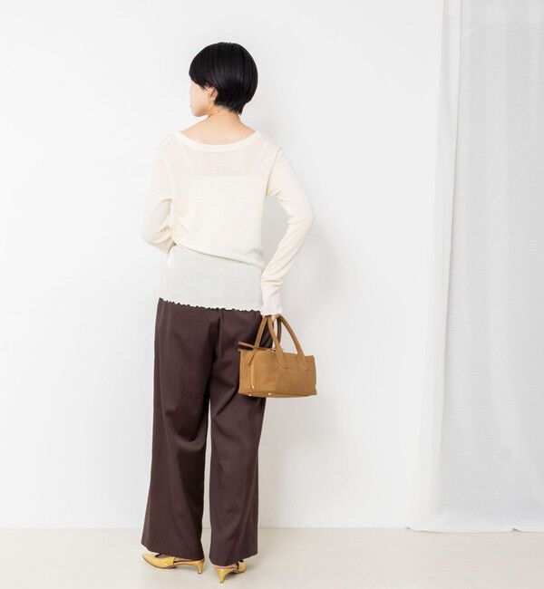 NOLLEY'S「MY STANDARDウォッシャブルリブヘンリー2WAYプルオーバー」|Tシャツ・カットソー|