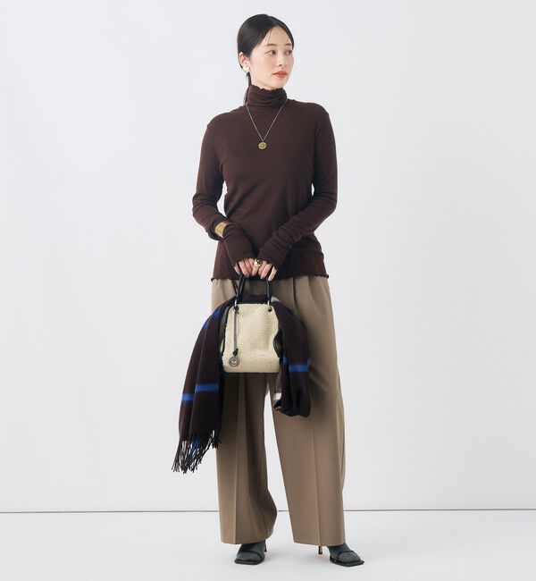 NOLLEY'S「MY STANDARDウォッシャブルリブタートル」|Tシャツ・カットソー|