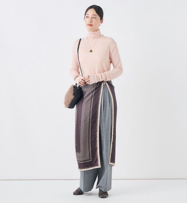 NOLLEY'S「MY STANDARDウォッシャブルリブタートル」|Tシャツ・カットソー|